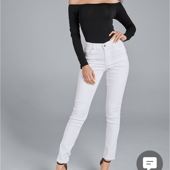 Juniors White Skinny Jeans - Picture 1 of 7